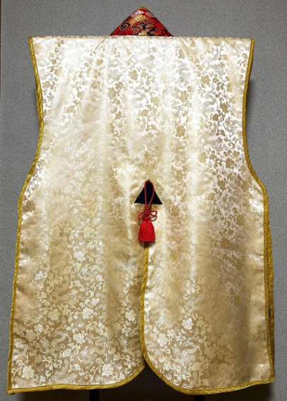 Gold Beige & Red Jinbaori back