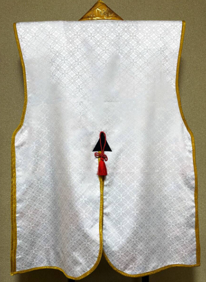 White, Gold & Black Jinbaori back