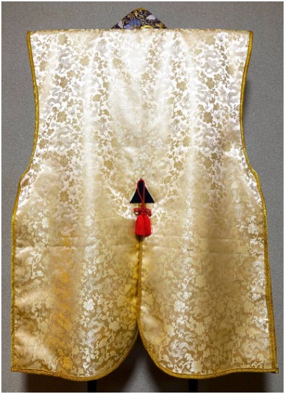 Ivory Peacock Jinbaori back