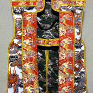 Jinbaori No. 08 — Dragon White, Red & Black