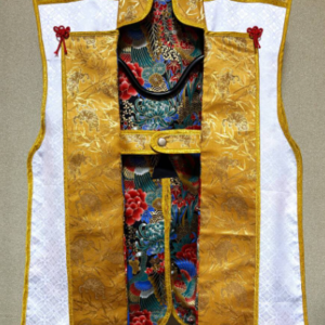 Jinbaori No. 02 — White, Gold & Black